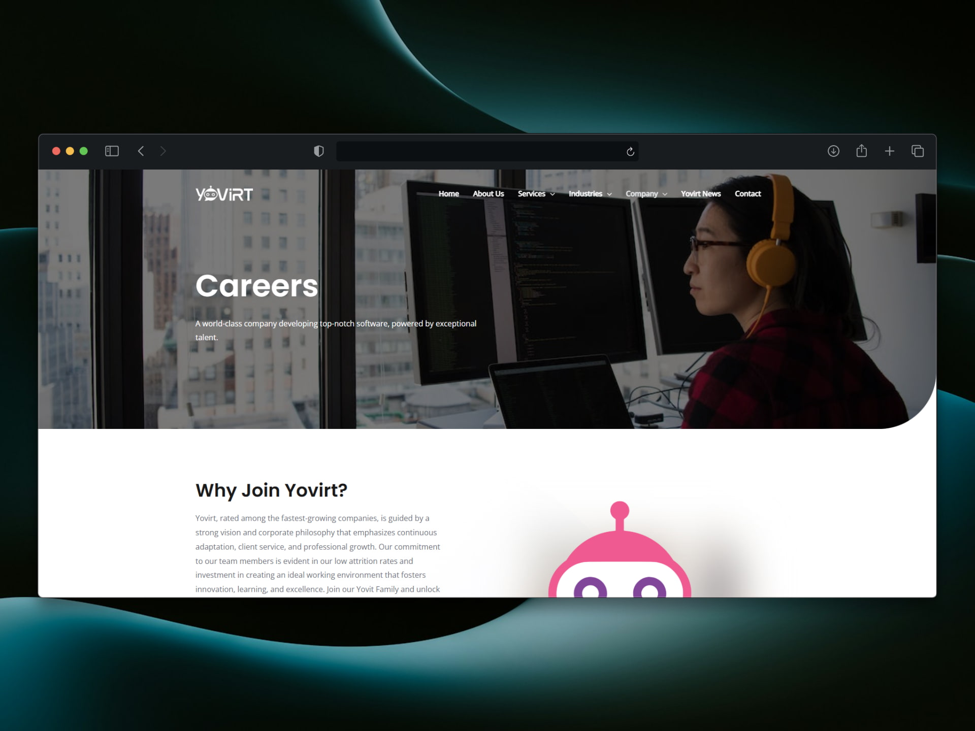 Yovirt website